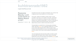 Desktop Screenshot of kuhbtranrade1982.wordpress.com