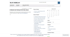 Desktop Screenshot of blogsebelah.wordpress.com