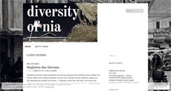 Desktop Screenshot of diversitynia.wordpress.com