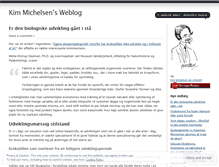 Tablet Screenshot of kimmmichelsen.wordpress.com