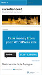 Mobile Screenshot of cursofrances5.wordpress.com