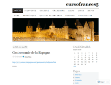 Tablet Screenshot of cursofrances5.wordpress.com