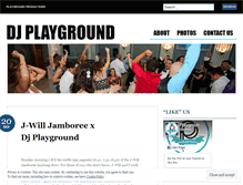 Tablet Screenshot of djplayground.wordpress.com