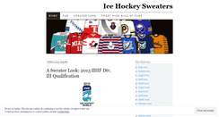 Desktop Screenshot of hockeysweaters.wordpress.com