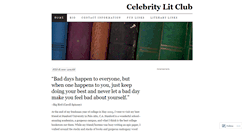 Desktop Screenshot of celebritylitclub.wordpress.com