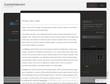 Tablet Screenshot of granitestatement.wordpress.com