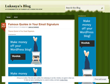 Tablet Screenshot of lukaaya.wordpress.com