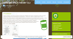 Desktop Screenshot of elaprzetwory.wordpress.com