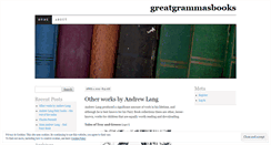 Desktop Screenshot of greatgrammasbooks.wordpress.com