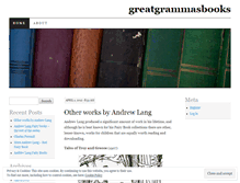 Tablet Screenshot of greatgrammasbooks.wordpress.com