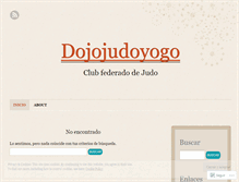 Tablet Screenshot of dojojudoyogo.wordpress.com