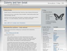 Tablet Screenshot of motyl.wordpress.com