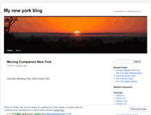 Tablet Screenshot of mynewyorkblog.wordpress.com