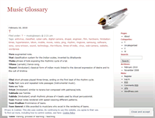 Tablet Screenshot of musicglossary.wordpress.com