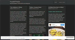 Desktop Screenshot of foodoftheox.wordpress.com