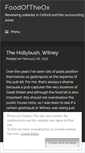 Mobile Screenshot of foodoftheox.wordpress.com