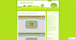 Desktop Screenshot of cancionesinfantiles1.wordpress.com