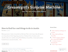 Tablet Screenshot of greasergrrl.wordpress.com