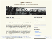 Tablet Screenshot of guesscounty.wordpress.com