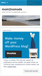Mobile Screenshot of mom2nomads.wordpress.com