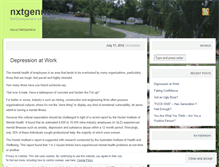 Tablet Screenshot of nxtgennow.wordpress.com