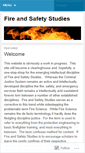 Mobile Screenshot of fireandsafetystudies.wordpress.com