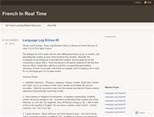 Tablet Screenshot of frenchinrealtime.wordpress.com