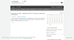 Desktop Screenshot of lacolombepoingdegaucheenrdc.wordpress.com