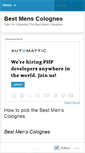 Mobile Screenshot of bestmenscolognes.wordpress.com
