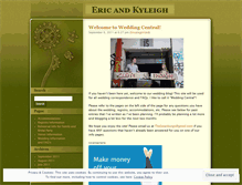 Tablet Screenshot of ericandkyleighswanburg.wordpress.com