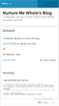Mobile Screenshot of nurturemewhole.wordpress.com