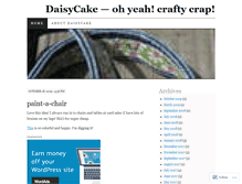 Tablet Screenshot of daisycake.wordpress.com