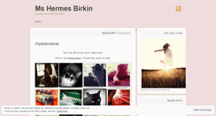 Desktop Screenshot of mshermesbirkin.wordpress.com