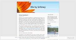 Desktop Screenshot of britneyanne.wordpress.com