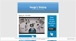 Desktop Screenshot of gango.wordpress.com