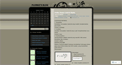 Desktop Screenshot of blogsplonkz.wordpress.com