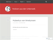 Tablet Screenshot of klausbaum.wordpress.com