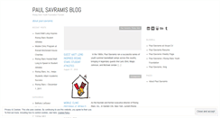 Desktop Screenshot of paulsavramis.wordpress.com
