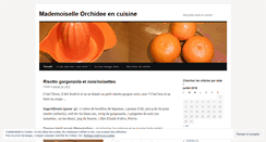 Desktop Screenshot of mademoiselleorchideeencuisine.wordpress.com