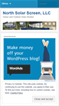 Mobile Screenshot of northsolarscreen.wordpress.com