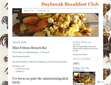 Tablet Screenshot of daybreakclub.wordpress.com