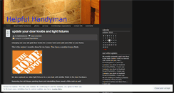 Desktop Screenshot of helpfulhandyman.wordpress.com