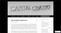 Desktop Screenshot of capitalcriativo.wordpress.com