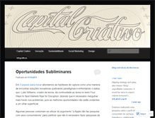Tablet Screenshot of capitalcriativo.wordpress.com