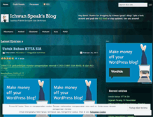 Tablet Screenshot of ichwan4only.wordpress.com