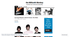 Desktop Screenshot of millionthmonkey.wordpress.com