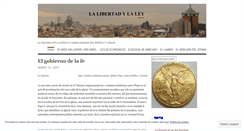 Desktop Screenshot of lalibertadylaley.wordpress.com