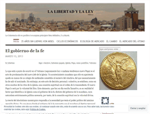 Tablet Screenshot of lalibertadylaley.wordpress.com