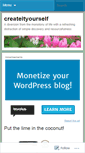 Mobile Screenshot of createityourself.wordpress.com
