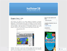 Tablet Screenshot of hollister28.wordpress.com